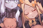 【FGO】アビーちゃん＆ラヴィニアちゃんイラスト！！　寝て寄りかかってるのいいね！