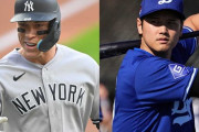 ジャッジと大谷翔平、今年のホームラン王になれない可能性が大