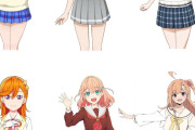 【画像】ラブライブ！主人公で一番お●ぱい大きい娘は？