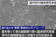 「老化細胞」を薬で取り除く臨床研究を順天堂大学などのグループが実施へ動き出す