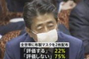 【世論調査】「マスク2枚配布」評価しない75％　「感染防止取り組み」評価しない55％