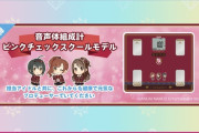 【タニタ】シンデレラガールズコラボ第三弾がきたぞ！！音声体組成計だ！PCSの体重計だ！！