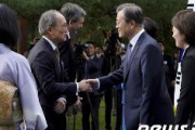 【最長時間“2分20秒”】文大統領、長嶺駐韓大使との対話「韓国に対する日本の輸出規制は不当である」