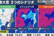 【悲報】気象庁「今回の雪はやばいかも。首都圏に警報級の大雪が降るかも」