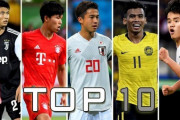 【海外の反応】「日本の選手は凄いな」アジア最高の若手選手ランキングTOP10！日本から最多4名がランクイン！(動画あり)