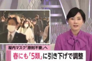 新型コロナ　春にも「5類」引き下げで調整　屋内マスク「原則不要」へ