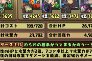 【パズドラ】表列界すらクリアできない!ツクノルと遊戯苺でもみんなダメ