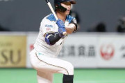 日ハム白村、野手転向後初の1軍出場で3三振「伸びていくしかない」