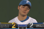 【速報】日ハム伊藤大海、3回柳田に同点被弾