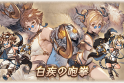 【グラブル】四象スキン『白疾の咆拳』が登場！グランもジータも眼鏡をつけた割と露出度が高い服装