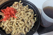 【画像】もうどうでもいい気分だから二郎汁無し食う