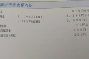 一人暮らし男のうちの電気代高くね？