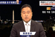 【画像】NHKワシントン局の記者さん、カツラをかぶってしまうｗｗｗ