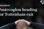 【悲報】トッテナムのポステコグルー監督、今季限りで退団へｗｗ