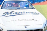 画像　ロッテのリリーフカー、ベンツになる　1台2000万以上！