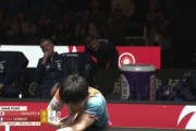 【速報】中国開催・日本の張本智和選手の全試合で猛烈なブーイングと誹謗中傷で仏にストレート負けの波乱　相手監督も見てられず何か声を掛けた模様