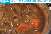 【悲報】カレーライス1食分を作る費用、ここ10年で最高に