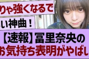 【速報】冨里奈央のお気持ち表明がやばい【乃木坂46・乃木坂工事中・乃木坂配信中】
