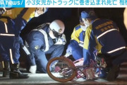 お父さんと横断歩道を渡っていた8歳の女の子、左折トラックに巻き込まれて死亡