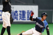 日ハム五十幡亮汰3塁到達タイム10秒60←これ