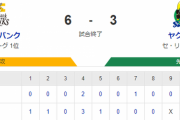 【6-3】ホークス勝利！！大関5回2失点の粘投　栗原、柳町のタイムリーなど　見事カード勝ち越し！！
