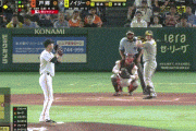 巨人１ー６阪神　５回表　シェルドン・ノイジー　タイムリーヒット