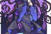 【FGO】紫式部さんイラスト！！　おしゃれな傘ですね！！