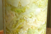 ザワークラウトを自家製しているのだけれどね？