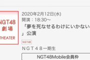 【大悲報】NGT48劇場 連日の定員割れ⁈ 大赤字で劇場閉鎖…NGT48も春に解散か？wwwwwwwwwwwwwwww wwwwwwwwwwwwwwww