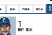 日本ハム新庄監督の登録写真ｗｗｗｗｗｗ
