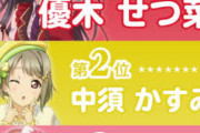 優木せつ菜とかいう最初で最後のアニメーションPVシングル総選挙1位を逃した女【ラブライブ！虹ヶ咲】