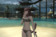 【FF14】フリトラ勢のワイ、ヒョウ柄水着が欲しくて頑張るも入手方法が〇〇で途方に暮れる