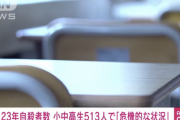 【悲報】2023年の自殺者数2万1837人、小中高生513人で厚労省「危機的な状況が続いている」