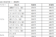 【悲報】丸亀製麺、ついに値上げ…　釜揚げうどん370円→390円に…
