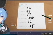 【ホロライブ】すいちゃんの算数テストの結果がこちら