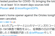 マーリンズで選手8人以上がコロナ感染　明日の試合が中止に