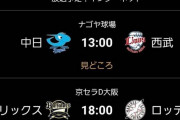 今日の中日×西武のオープン戦ｗｗｗｗｗｗｗｗ