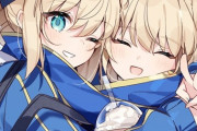 【FGO】ヒロインX＆セイバーリリィと黒王＆青王コンビ！！　アルトリア顔百合いいぞぉ＾～