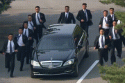 【GIF動画】金正恩の警備体制が鉄壁すぎると話題