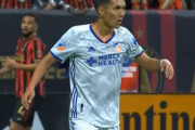 久保裕也、開幕2試合目でMLS初ゴール。エリア外から右足無回転ミドル