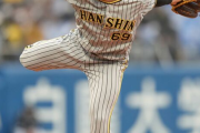 阪神 石井大智 6試合 7投球回 奪三振6 与四球0 防御率0.00