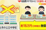 岐阜県郡上市「100歳の人への祝い金などをやめたら中学生の給食費を無償化できます」