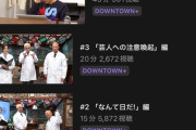 【画像】ダウンタウン＋さん、視聴数がとんでもないことになる・・・