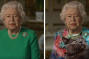 コロナ演説をしたイギリス女王、緑の服を着たせいでコラ画像大会にｗｗｗｗ