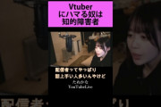 【動画】たぬかなさん「VTuberにハマる奴って障害者やろw」