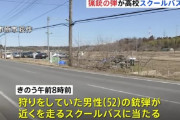 【千葉】自称会社員男性　高校生２４人が乗るスクールバスを猟銃で射撃