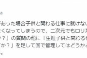 漫画家「二次元ロリ系サイトの閲覧者を生涯子供と関わる仕事に就けなくするべき」