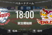 【試合実況】西武スタメン 先発:松本航（2023.5.12）