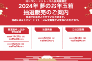 ヨドバシカメラ、福袋「2024年 夢のお年玉箱」の抽選受付を開始。受付期間は12月3日まで