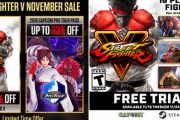 Steam版「ストリートファイターＶ」が11月25日(月)まで無料でプレイ可能。シーズン2追加キャラ無料開放、DLCセールも